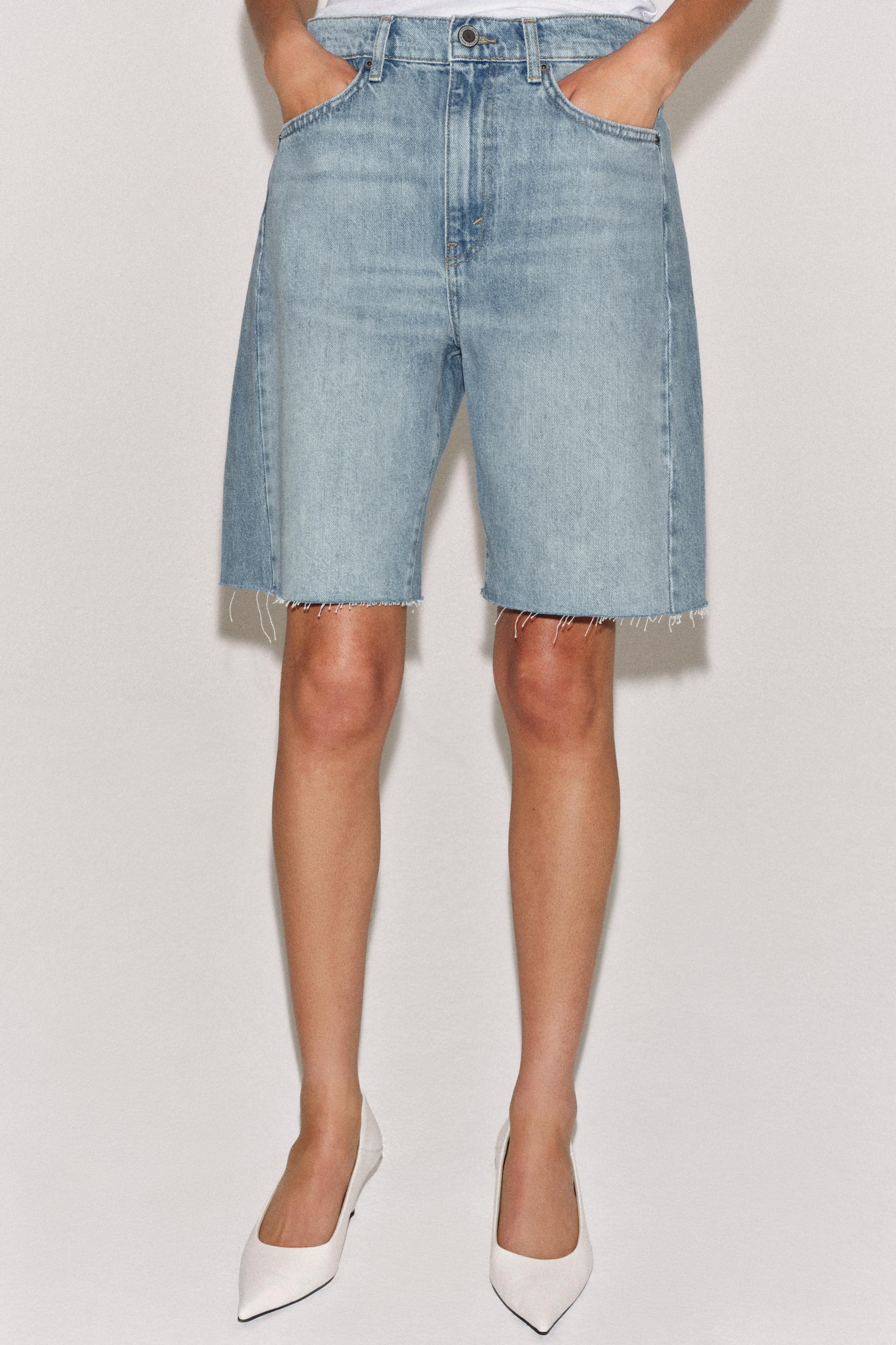 ZW COLLECTION RELAXED FIT MID-RISE DENIM SHORTS